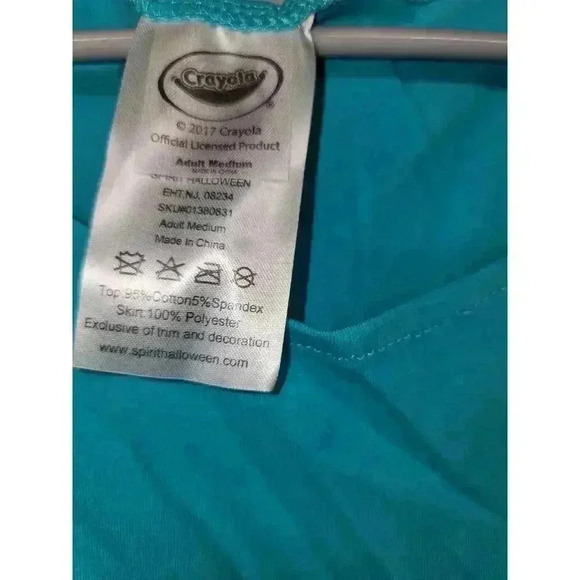 Crayola aquamarine Tutu Dress Adult - Picture 3 of 3